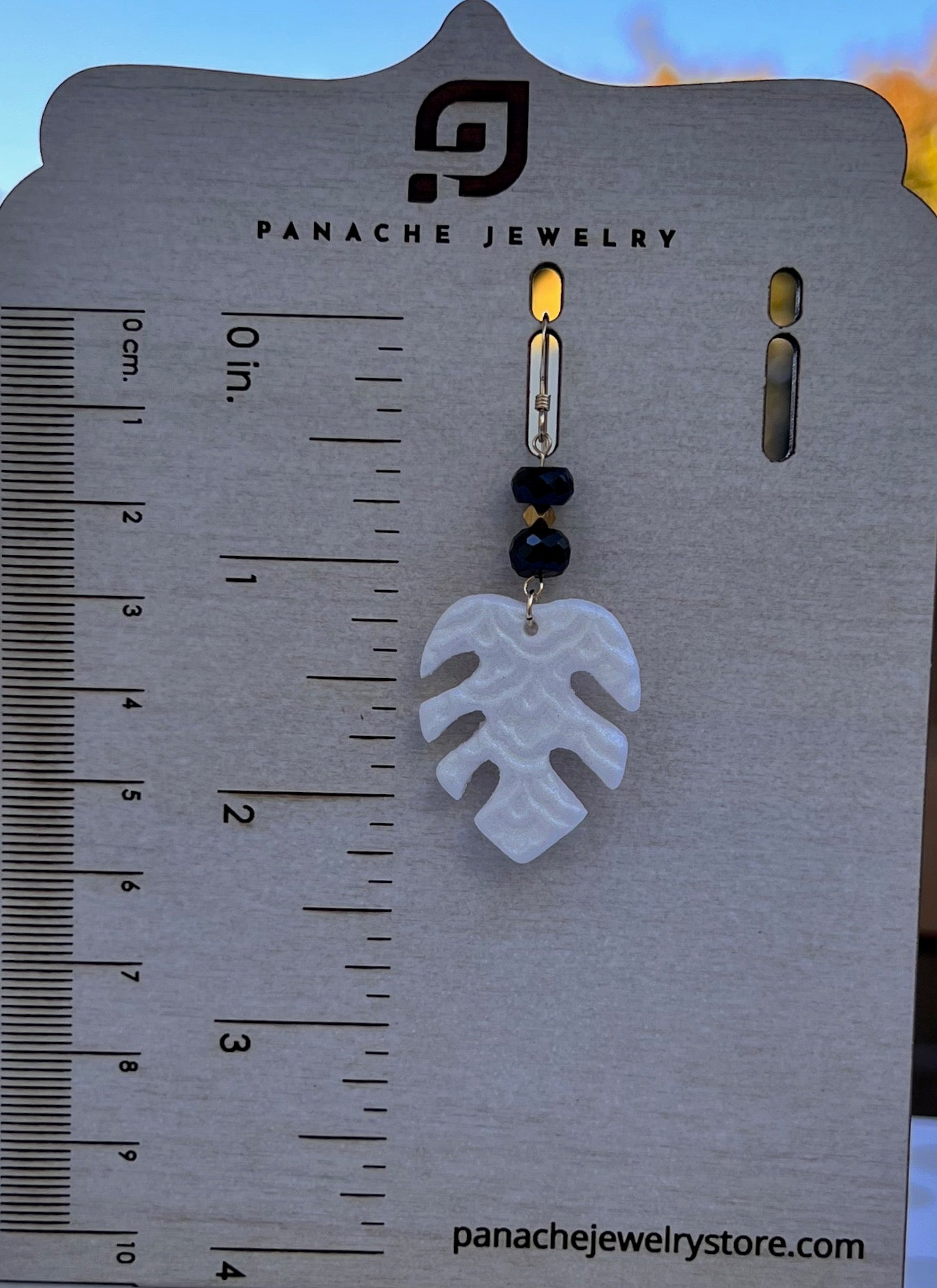 modern style fashion lightweight long dangle gemstone clay Gold Filled Gold Black Spinel Black White
