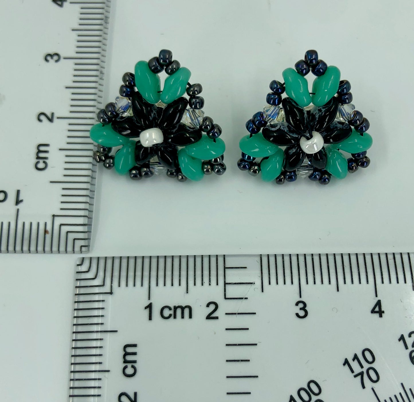 Turquoise  stud  plated  modern  fashion  contemporary  Black