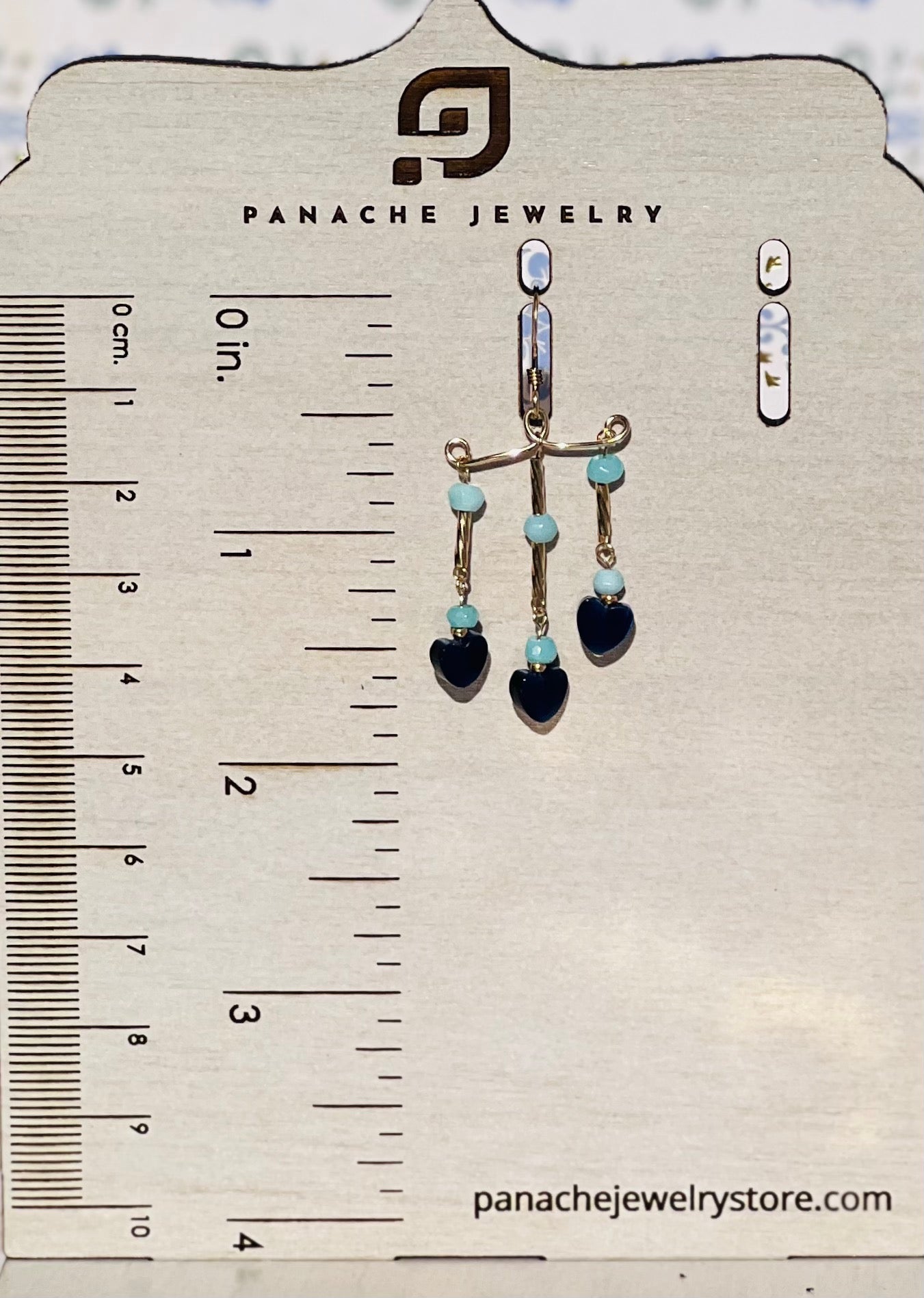 cats eye  amazonite  Semiprecious  medium  Gold Filled  Gold  gemstone  Earrings  dangle  Blue